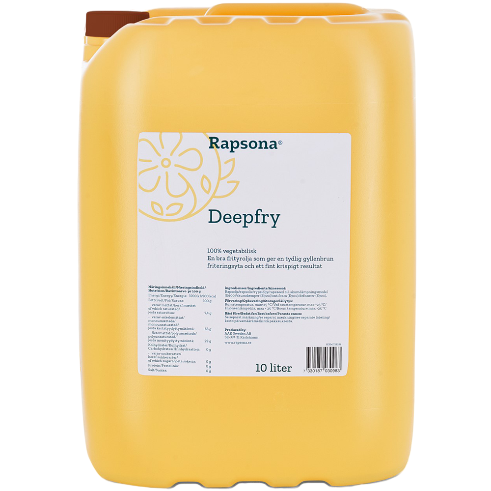 Professional Deep Frying Oil (Frityrolja) - 10 Litre